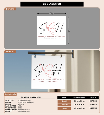 CUSTOM MOCKUP SIGN FOR ShaTori Hardison
