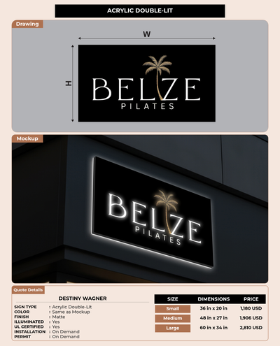 CUSTOM MOCKUP SIGN FOR Destiny Wagner