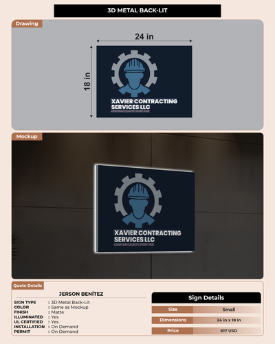 CUSTOM MOCKUP SIGN FOR Jerson Benítez