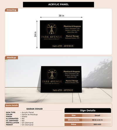 CUSTOM MOCKUP SIGN FOR Karan Johar