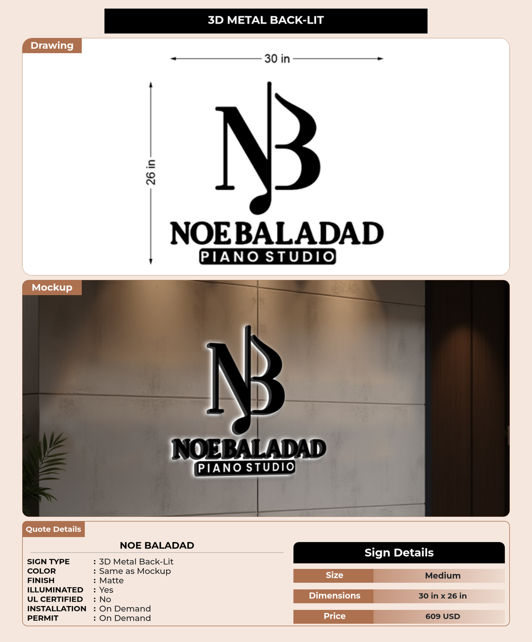 CUSTOM MOCKUP SIGN FOR Noe Baladad