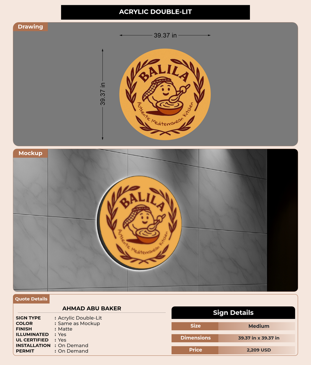 CUSTOM MOCKUP SIGN FOR Ahmad Abu Baker