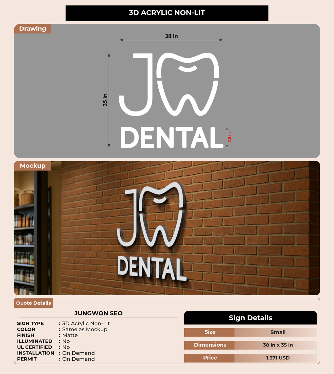 CUSTOM MOCKUP SIGN FOR Jungwon Seo