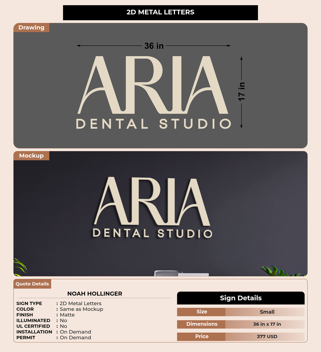 CUSTOM MOCKUP SIGN FOR Noah Hollinger