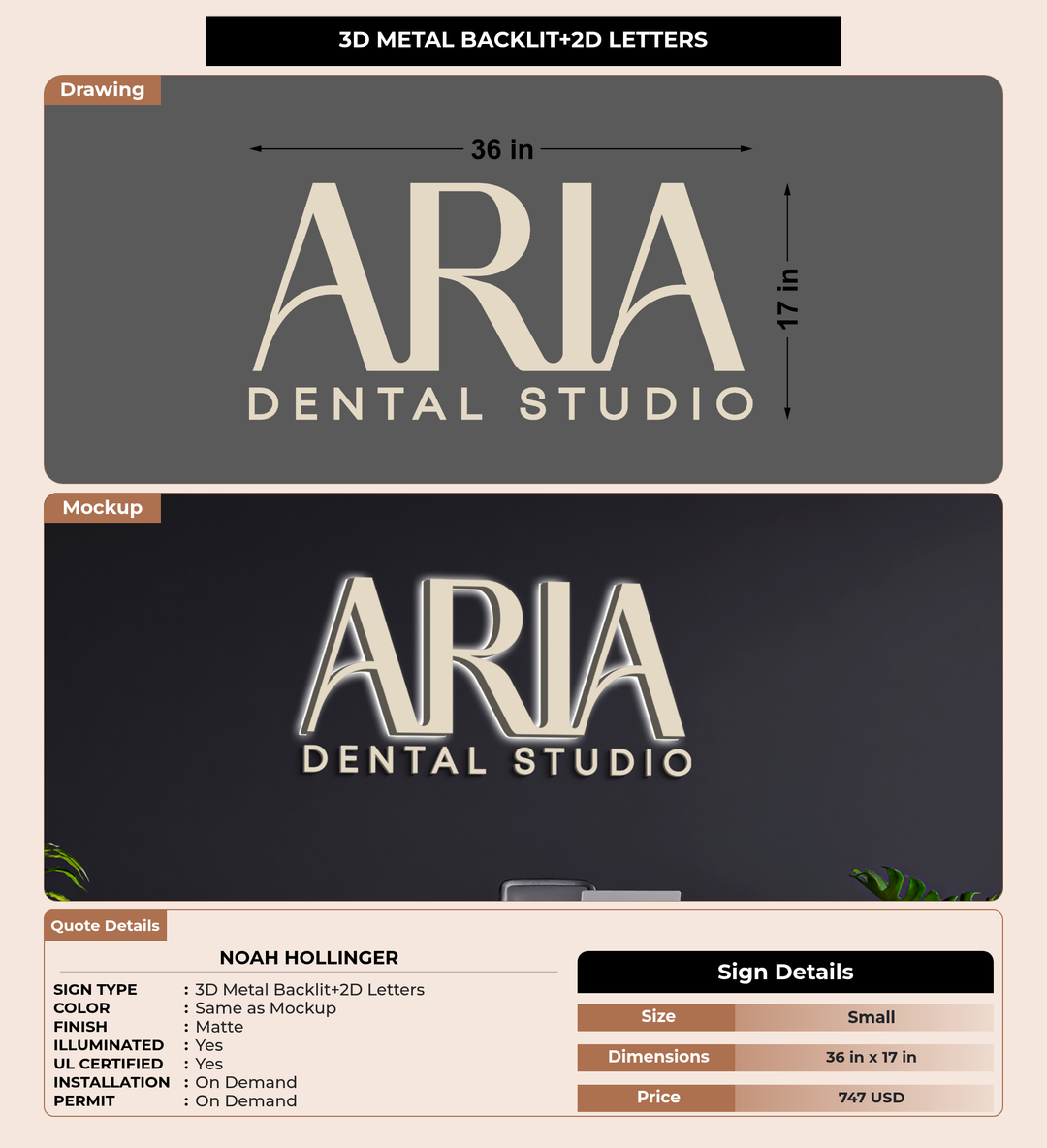 CUSTOM MOCKUP SIGN FOR Noah Hollinger