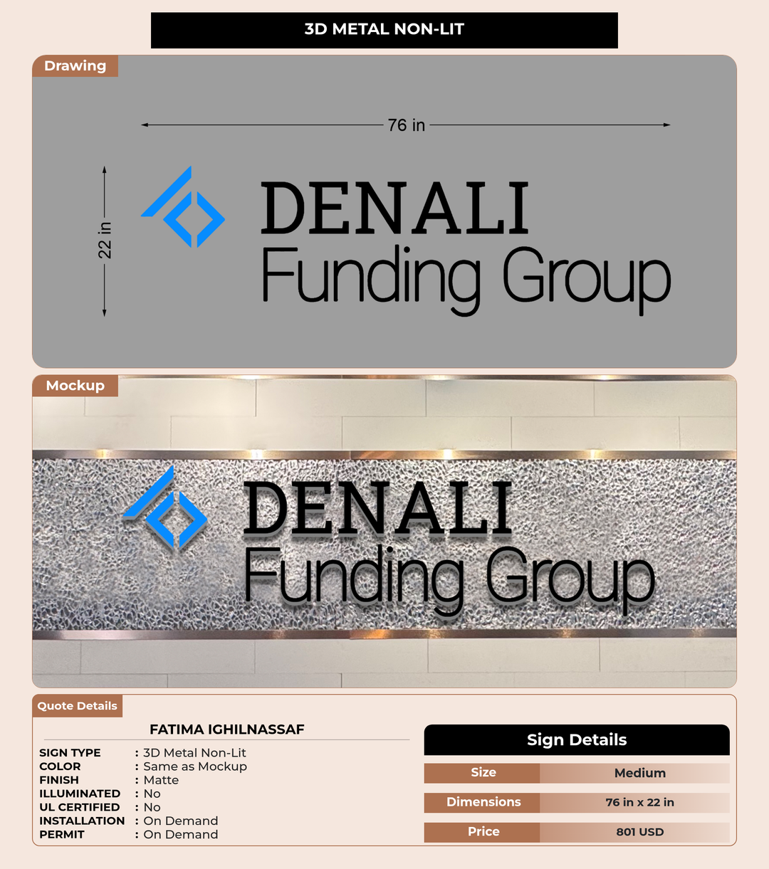 CUSTOM MOCKUP SIGN FOR Fatima Ighilnassaf