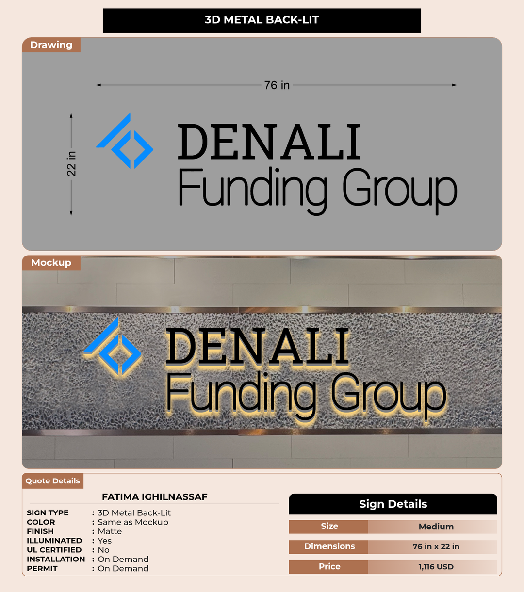 CUSTOM MOCKUP SIGN FOR Fatima Ighilnassaf