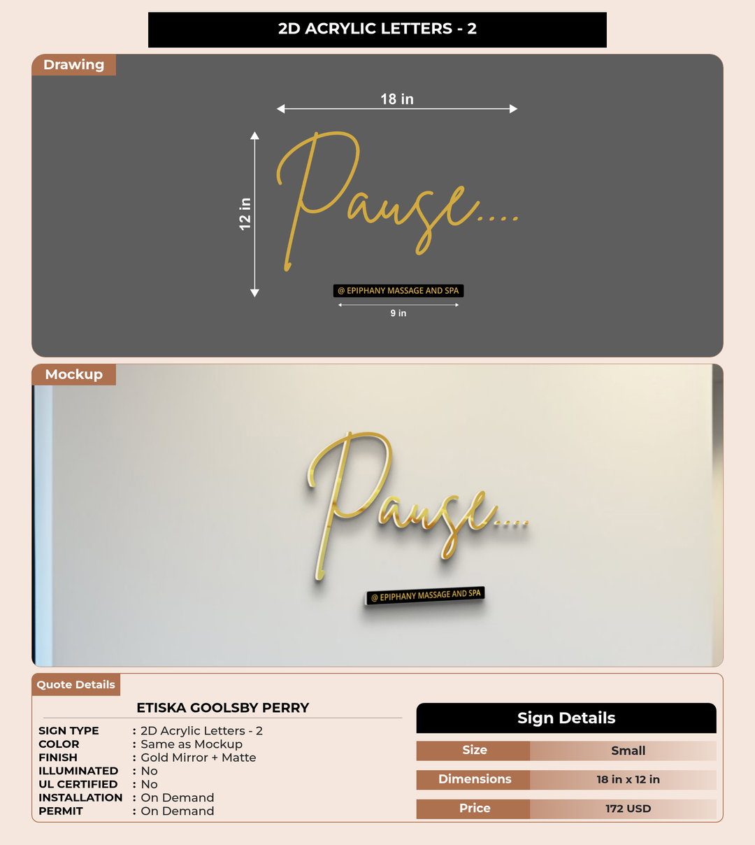 CUSTOM MOCKUP SIGN FOR Etiska Goolsby Perry