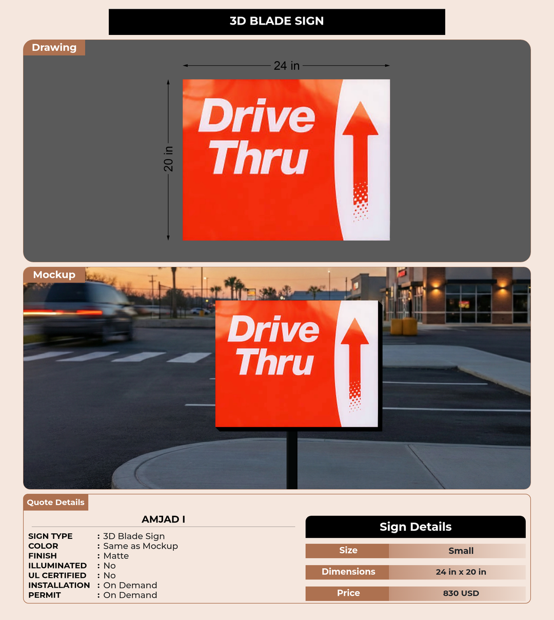 CUSTOM MOCKUP SIGN FOR Amjad i
