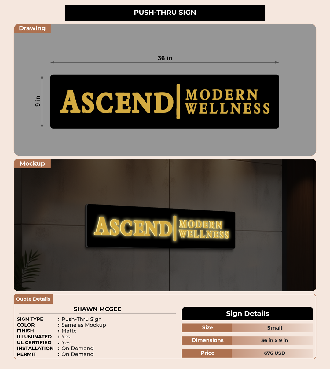 CUSTOM MOCKUP SIGN FOR Shawn McGee