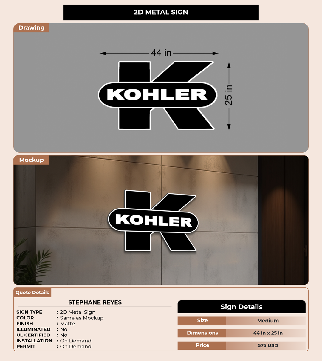 CUSTOM MOCKUP SIGN FOR Stephane Reyes