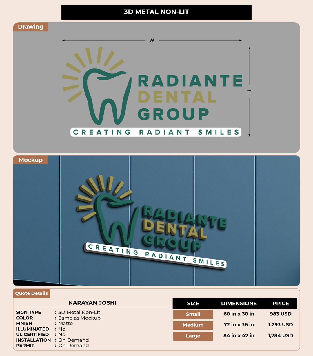 CUSTOM MOCKUP SIGN FOR Narayan Joshi