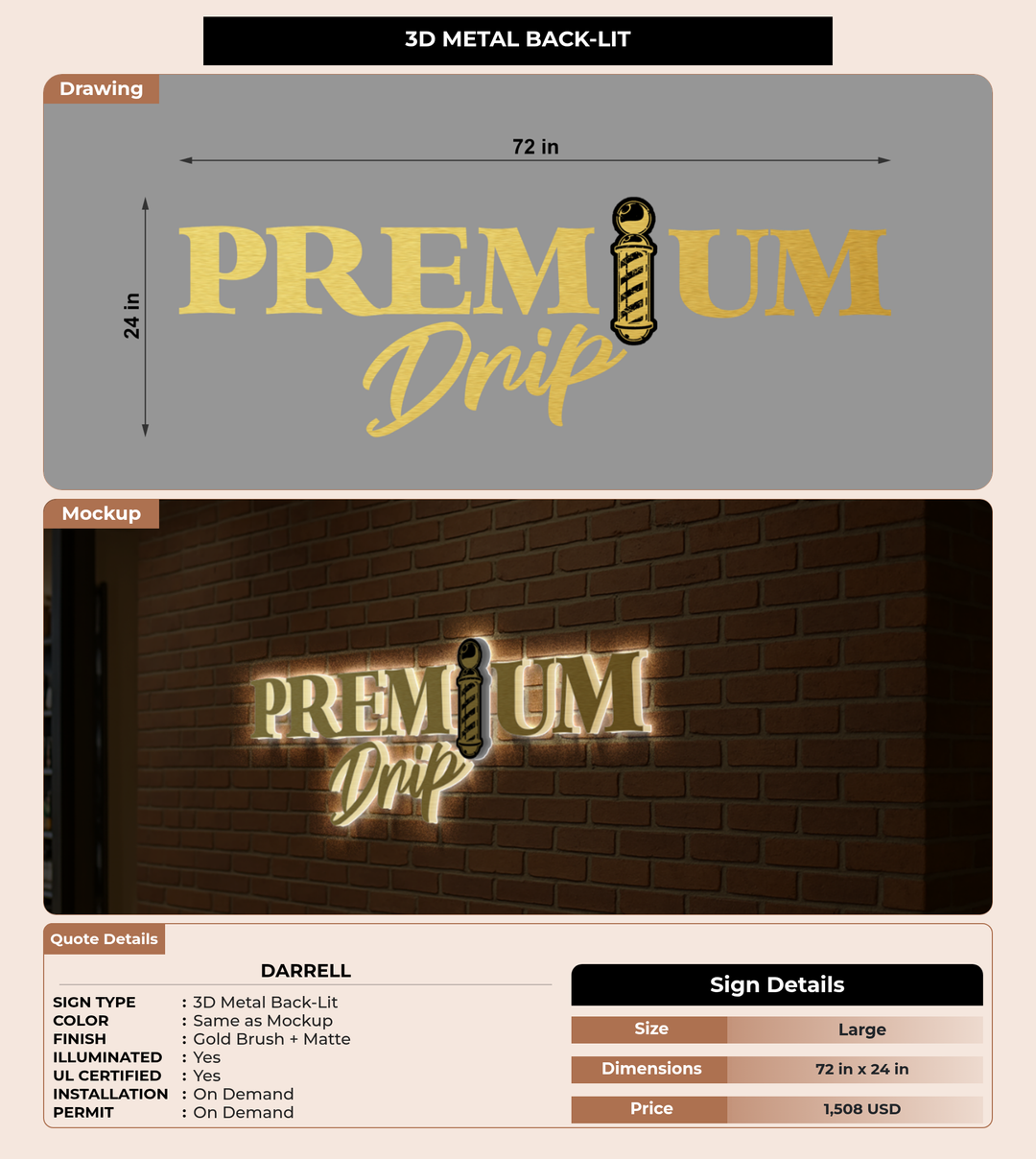 CUSTOM MOCKUP SIGN FOR Darrell