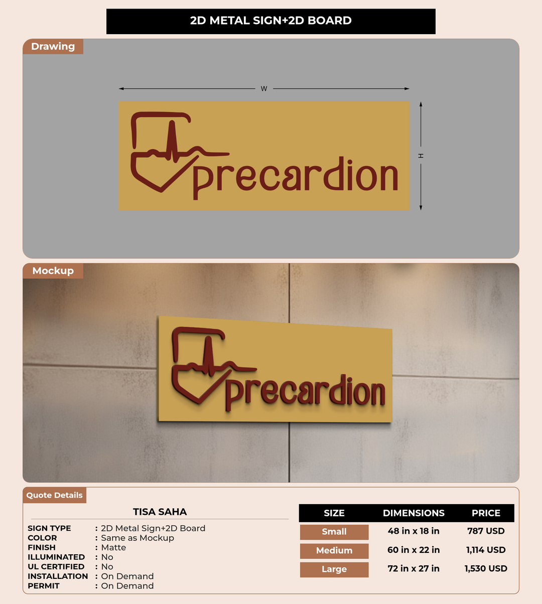 CUSTOM MOCKUP SIGN FOR Tisa Saha