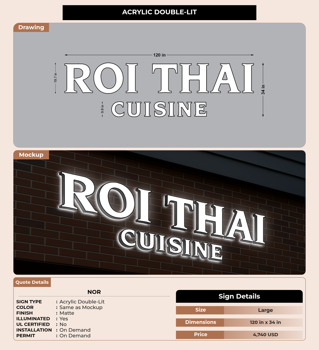 CUSTOM MOCKUP SIGN FOR nor