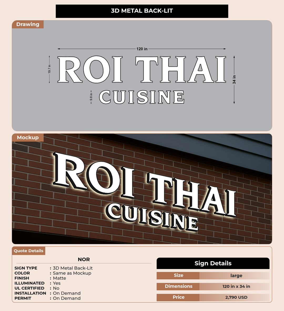 CUSTOM MOCKUP SIGN FOR nor