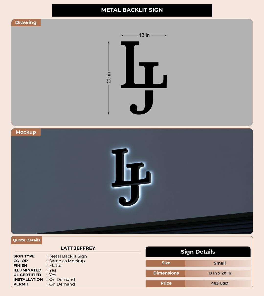 CUSTOM MOCKUP SIGN FOR Latt Jeffrey
