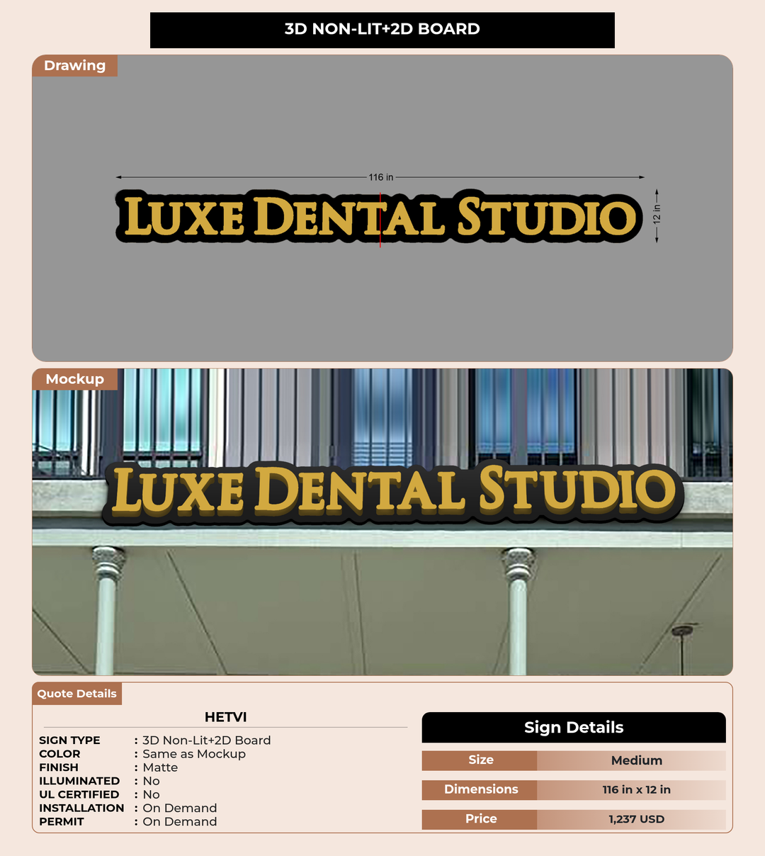 CUSTOM MOCKUP SIGN FOR Hetvi