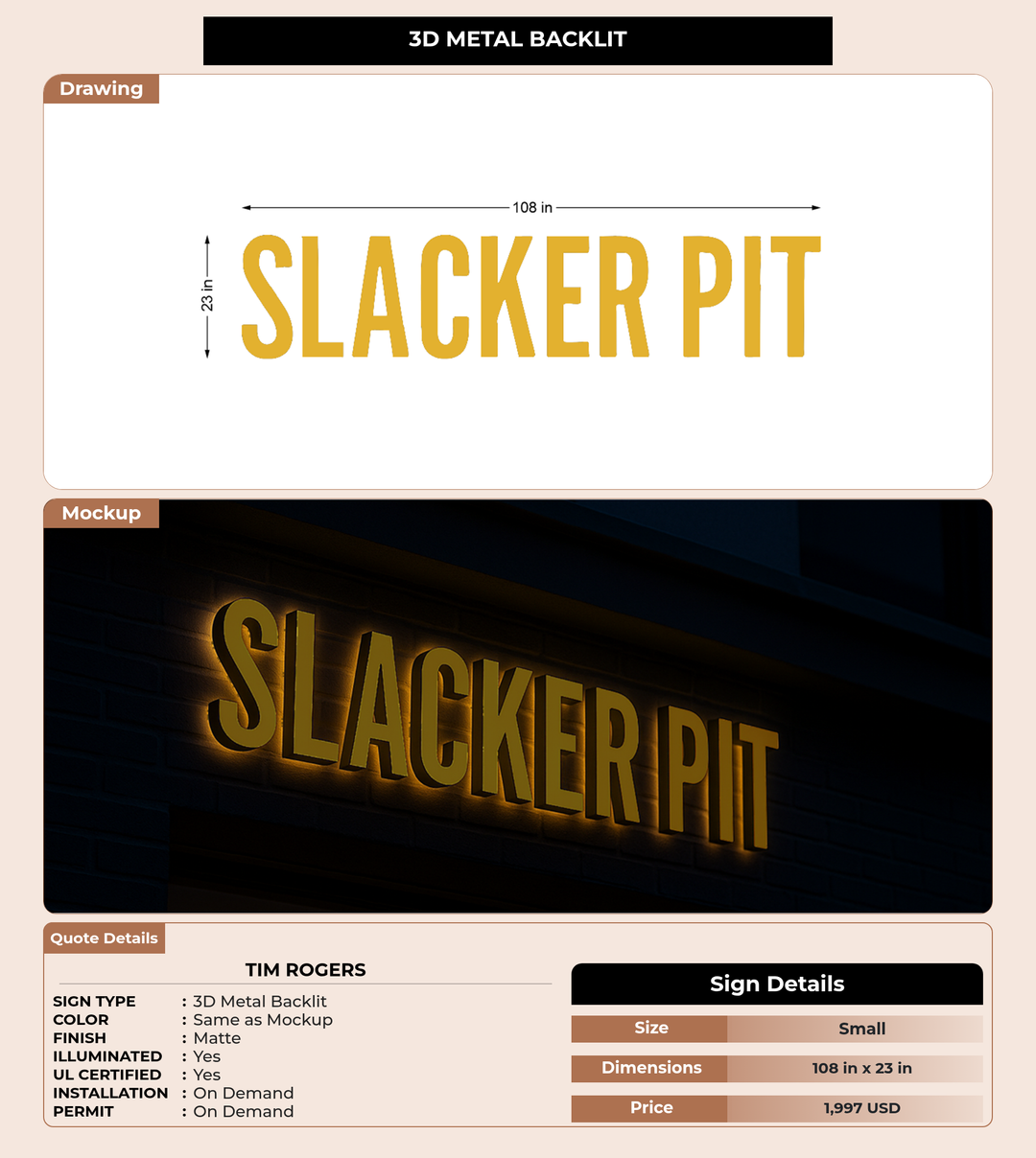 CUSTOM MOCKUP SIGN FOR TIm Rogers