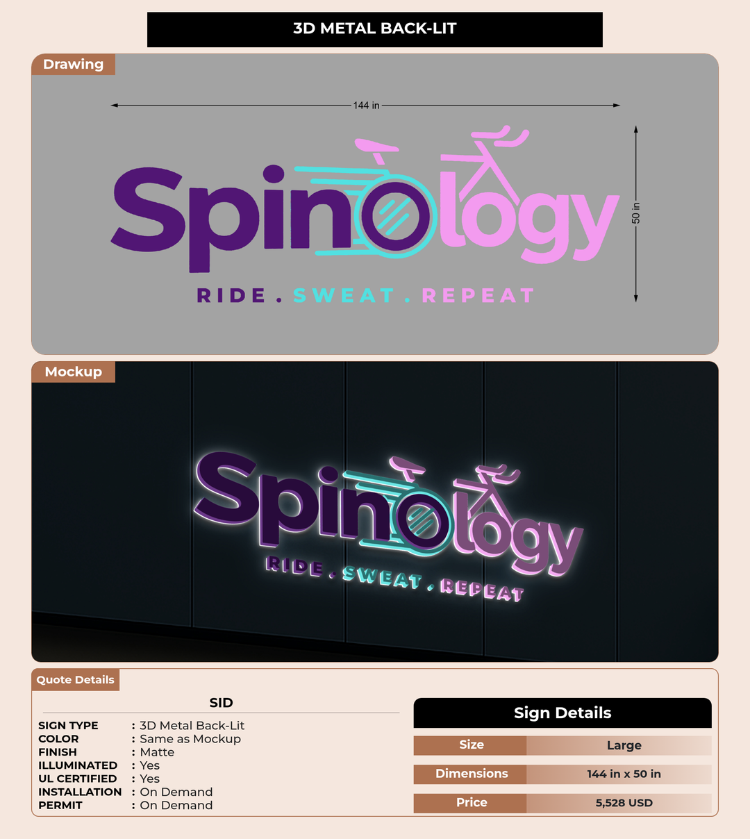 CUSTOM MOCKUP SIGN FOR Sid