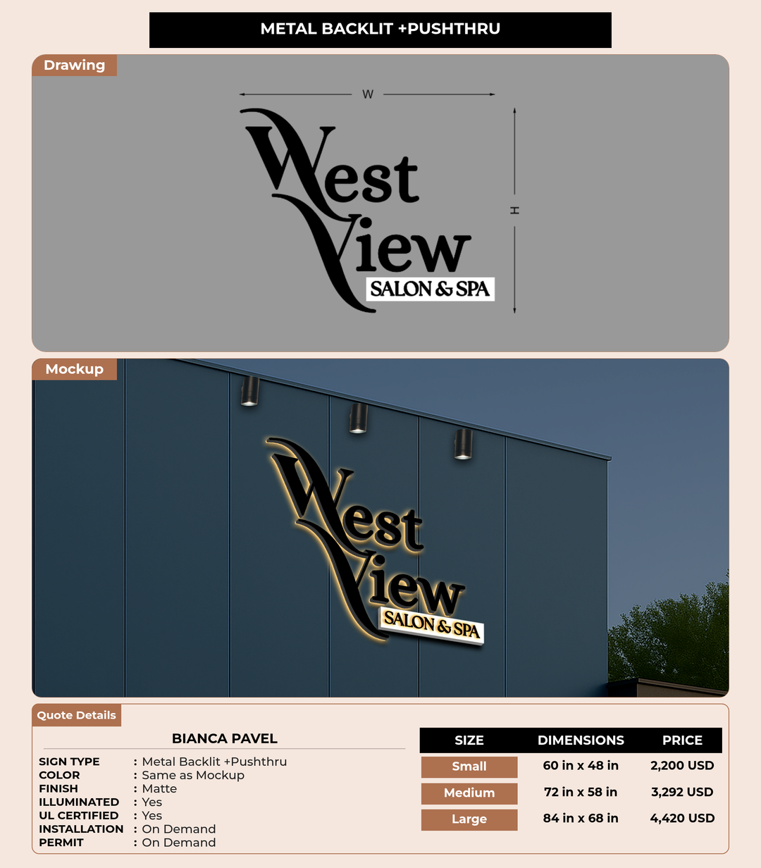CUSTOM MOCKUP SIGN FOR Bianca Pavel