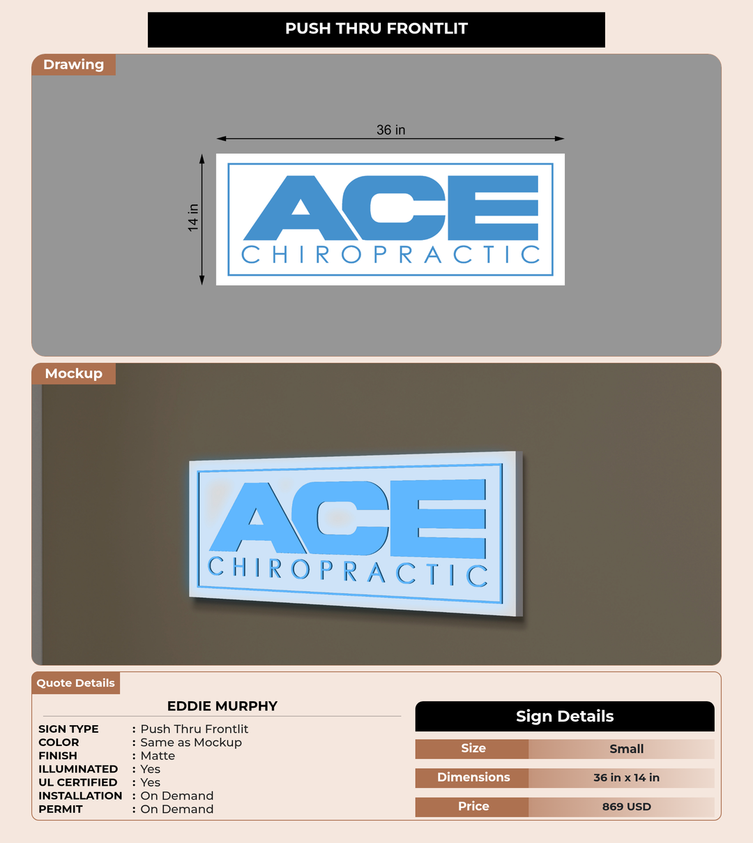 CUSTOM MOCKUP SIGN FOR Eddie Murphy