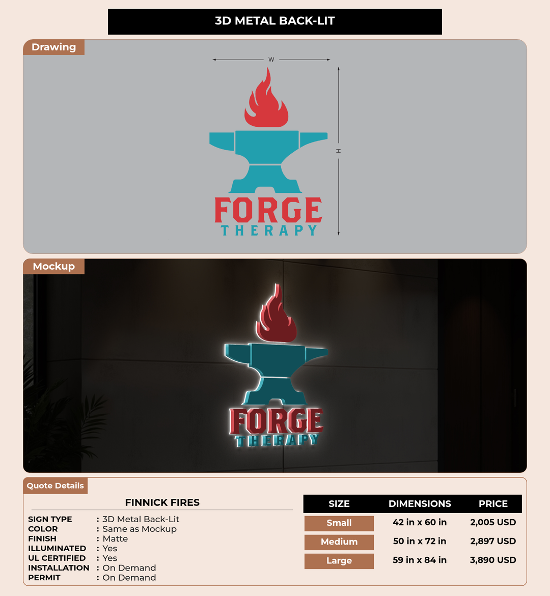 CUSTOM MOCKUP SIGN FOR finnick fires