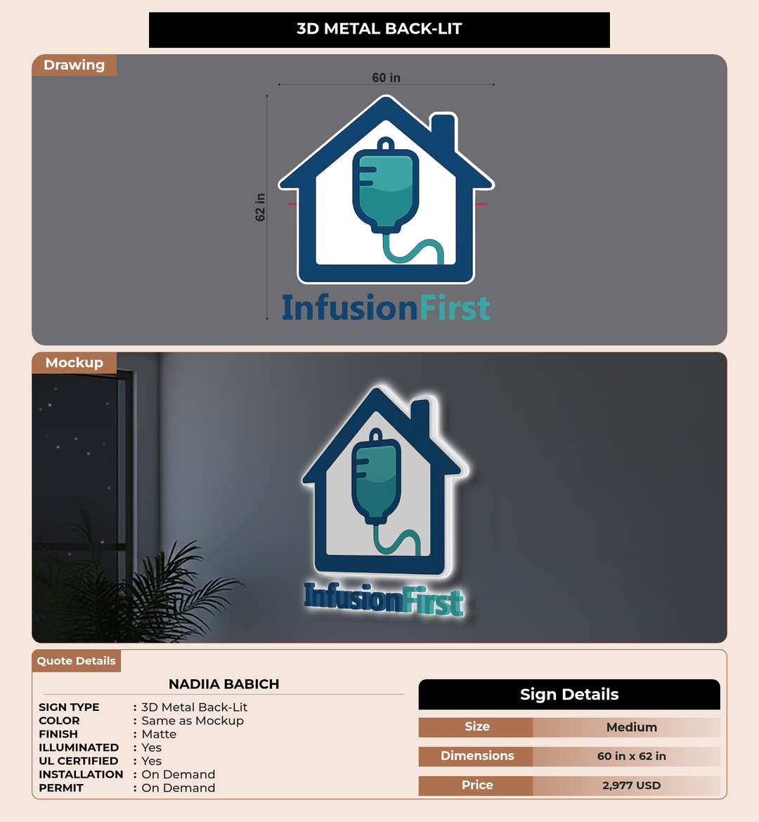 CUSTOM MOCKUP SIGN FOR Nadiia Babich