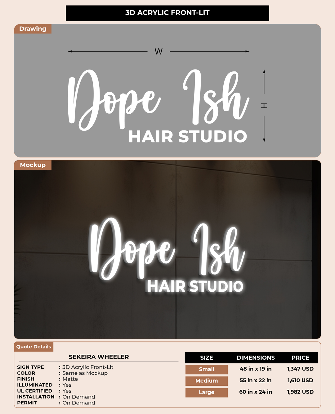 CUSTOM MOCKUP SIGN FOR Sekeira Wheeler