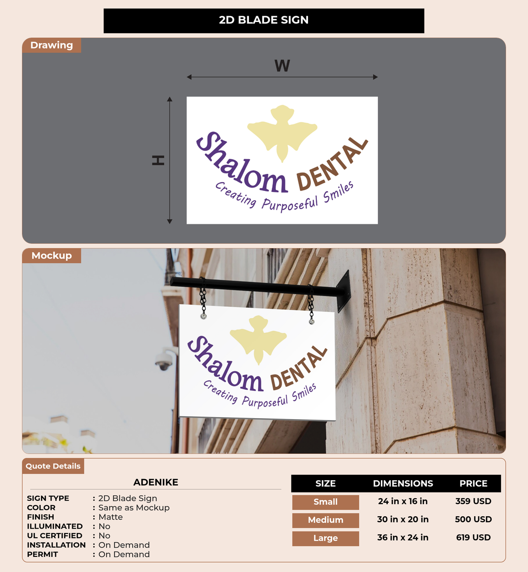 CUSTOM MOCKUP SIGN FOR Adenike
