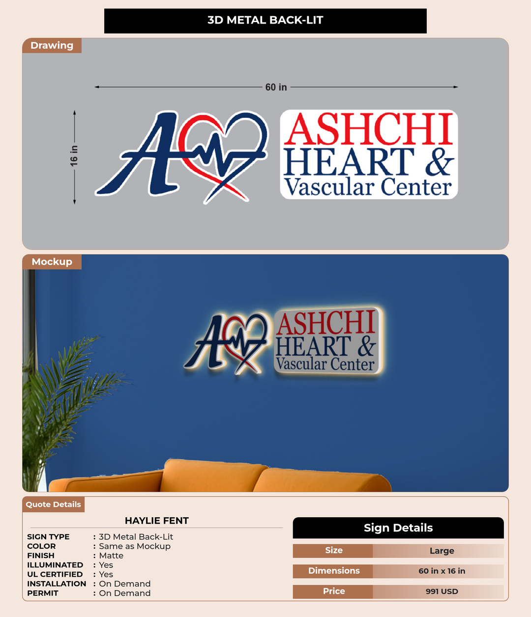 CUSTOM MOCKUP SIGN FOR Haylie Fent