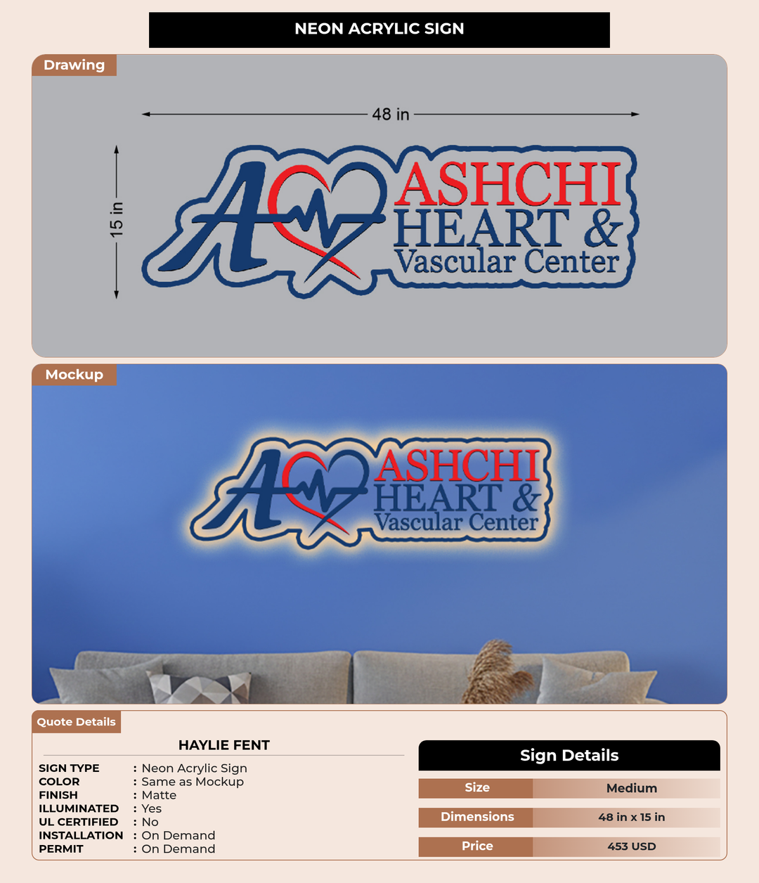 CUSTOM MOCKUP SIGN FOR Haylie Fent