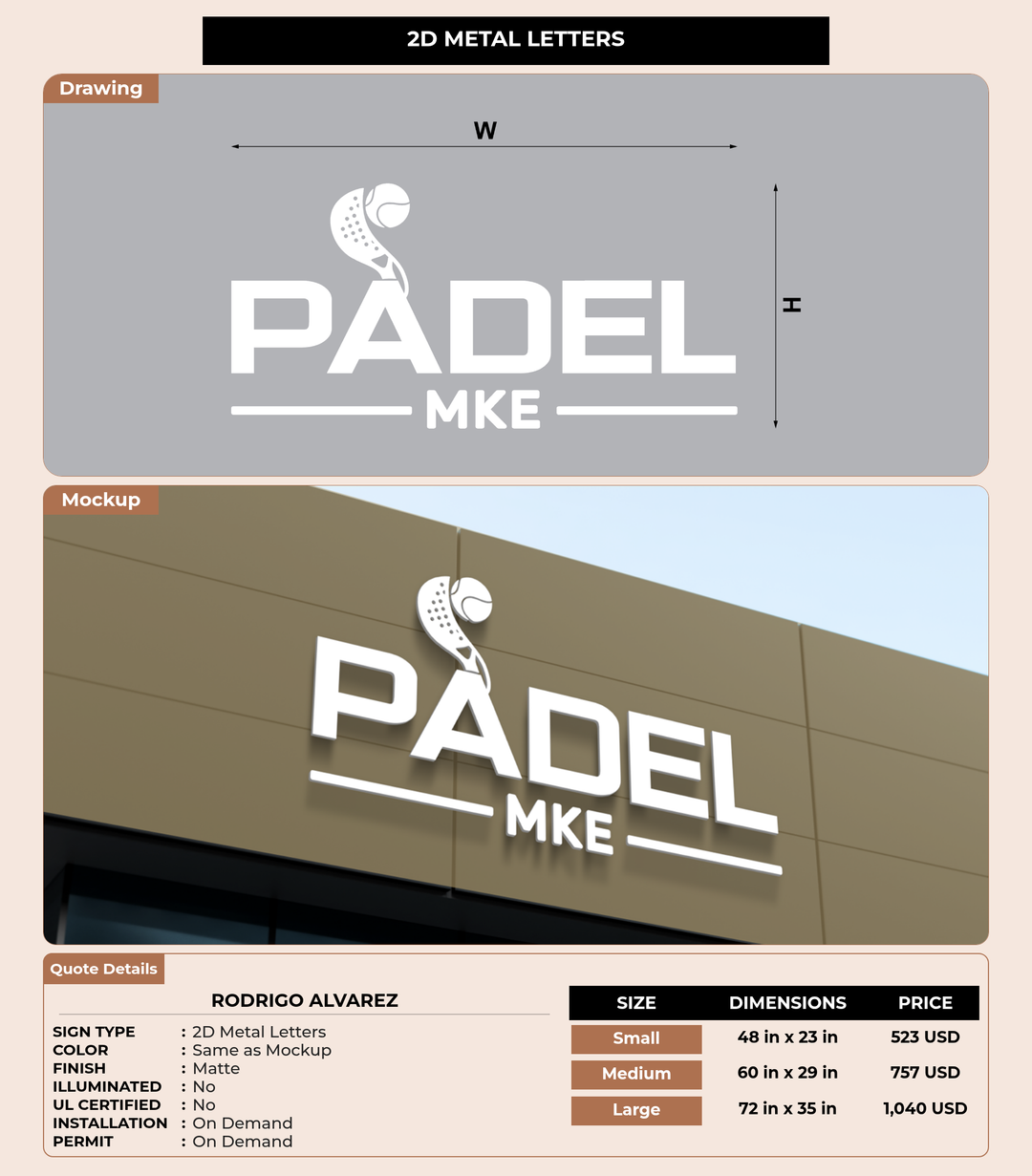 CUSTOM MOCKUP SIGN FOR rodrigo alvarez