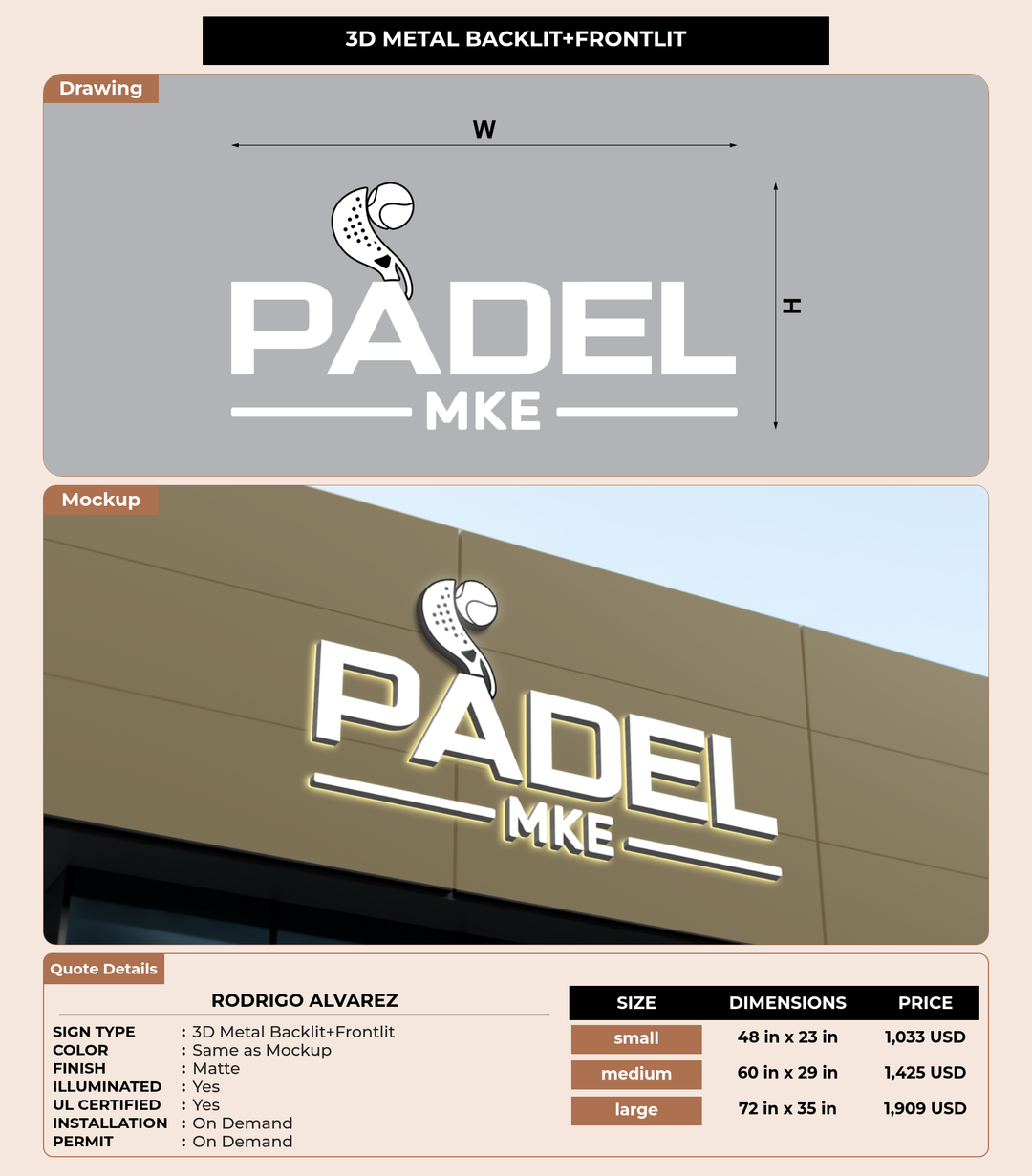 CUSTOM MOCKUP SIGN FOR rodrigo alvarez