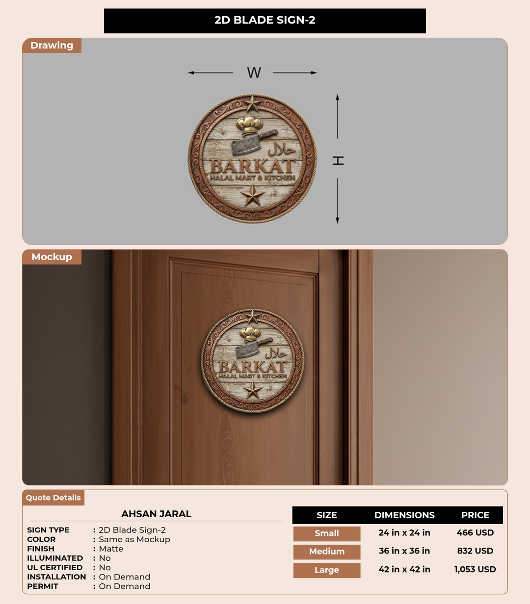CUSTOM MOCKUP SIGN FOR Ahsan Jaral