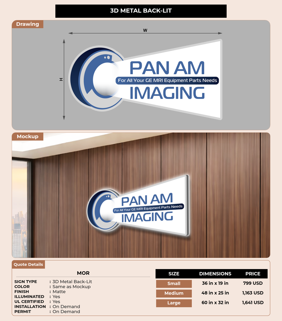 CUSTOM MOCKUP SIGN FOR MOR