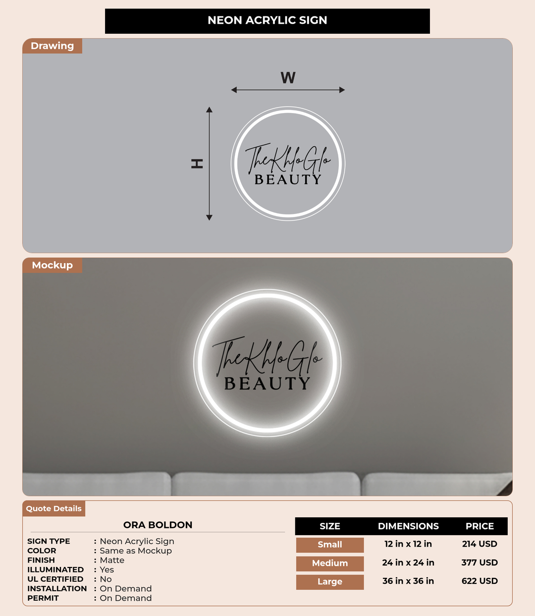 CUSTOM MOCKUP SIGN FOR Ora Boldon