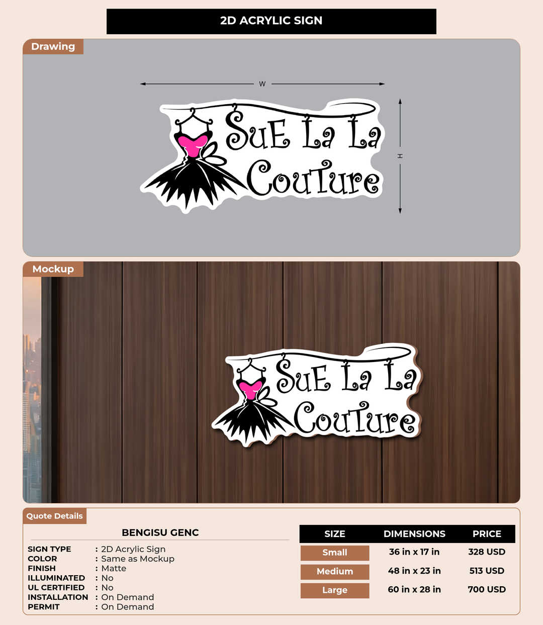 CUSTOM MOCKUP SIGN FOR bengisu genc