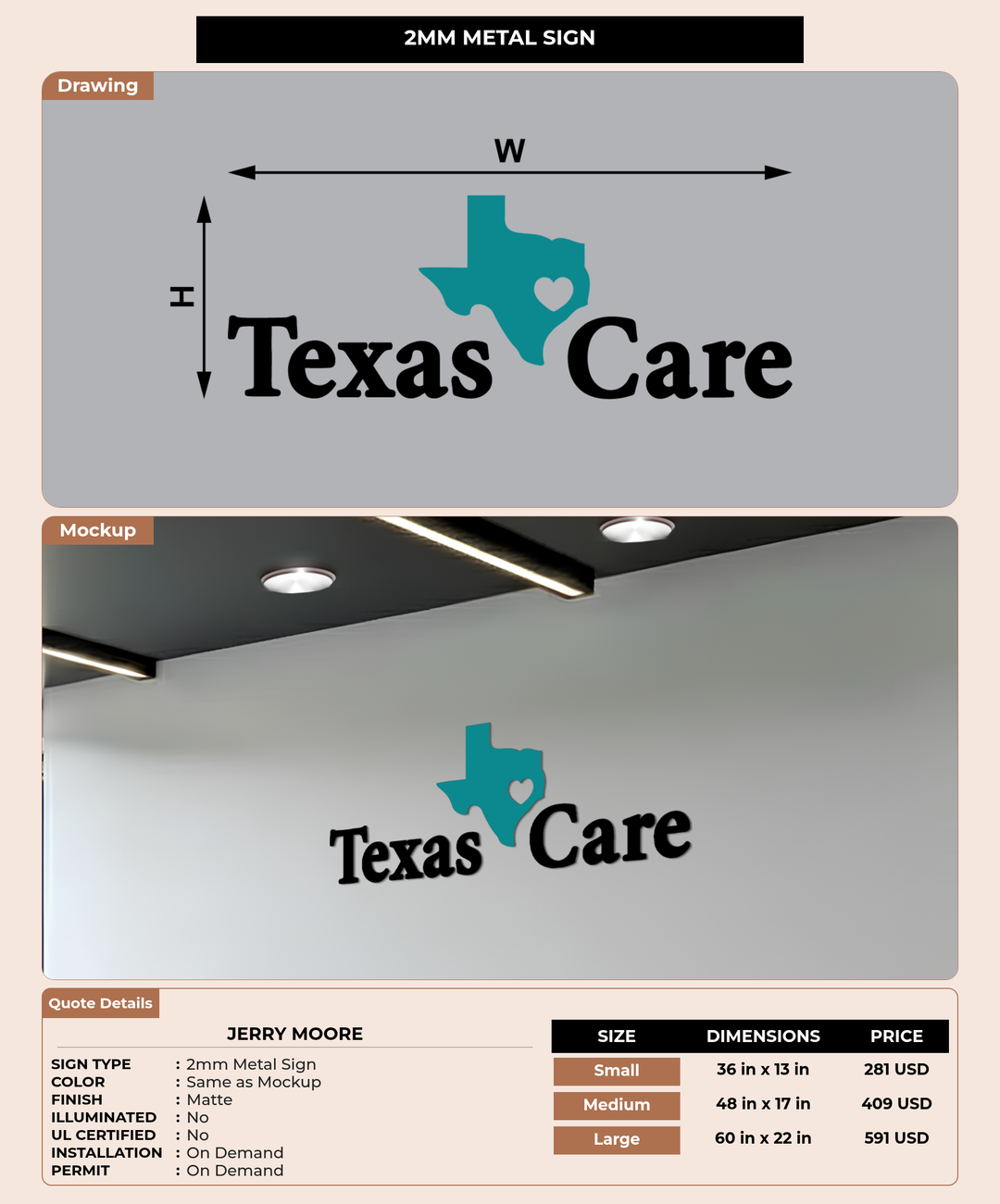 CUSTOM MOCKUP SIGN FOR Jerry Moore