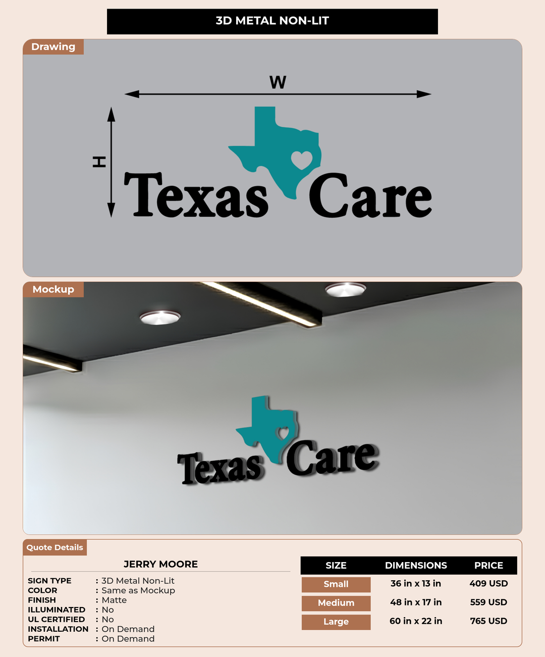 CUSTOM MOCKUP SIGN FOR Jerry Moore