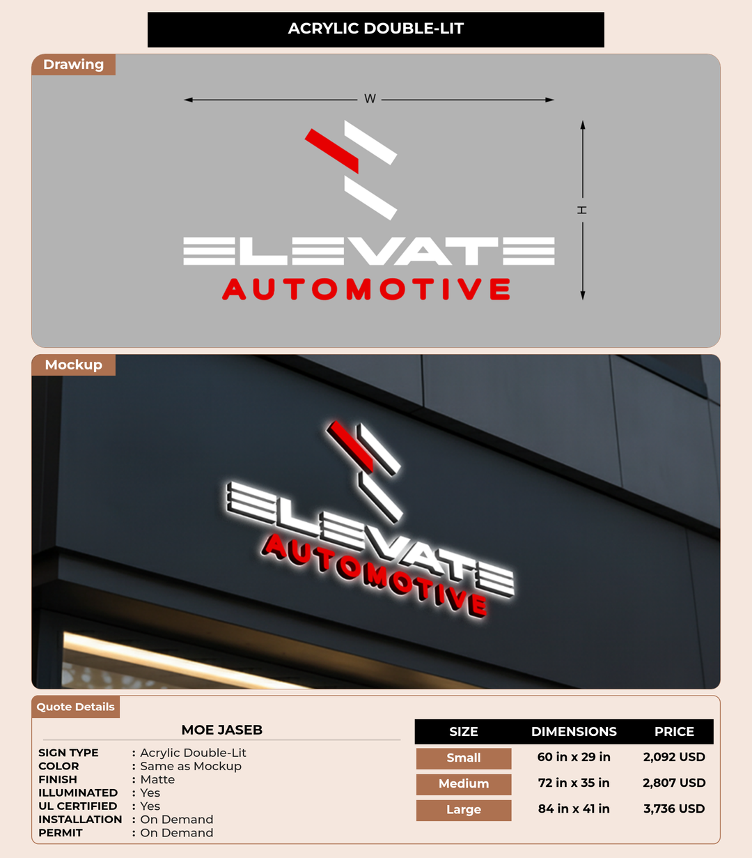 CUSTOM MOCKUP SIGN FOR Moe Jaseb