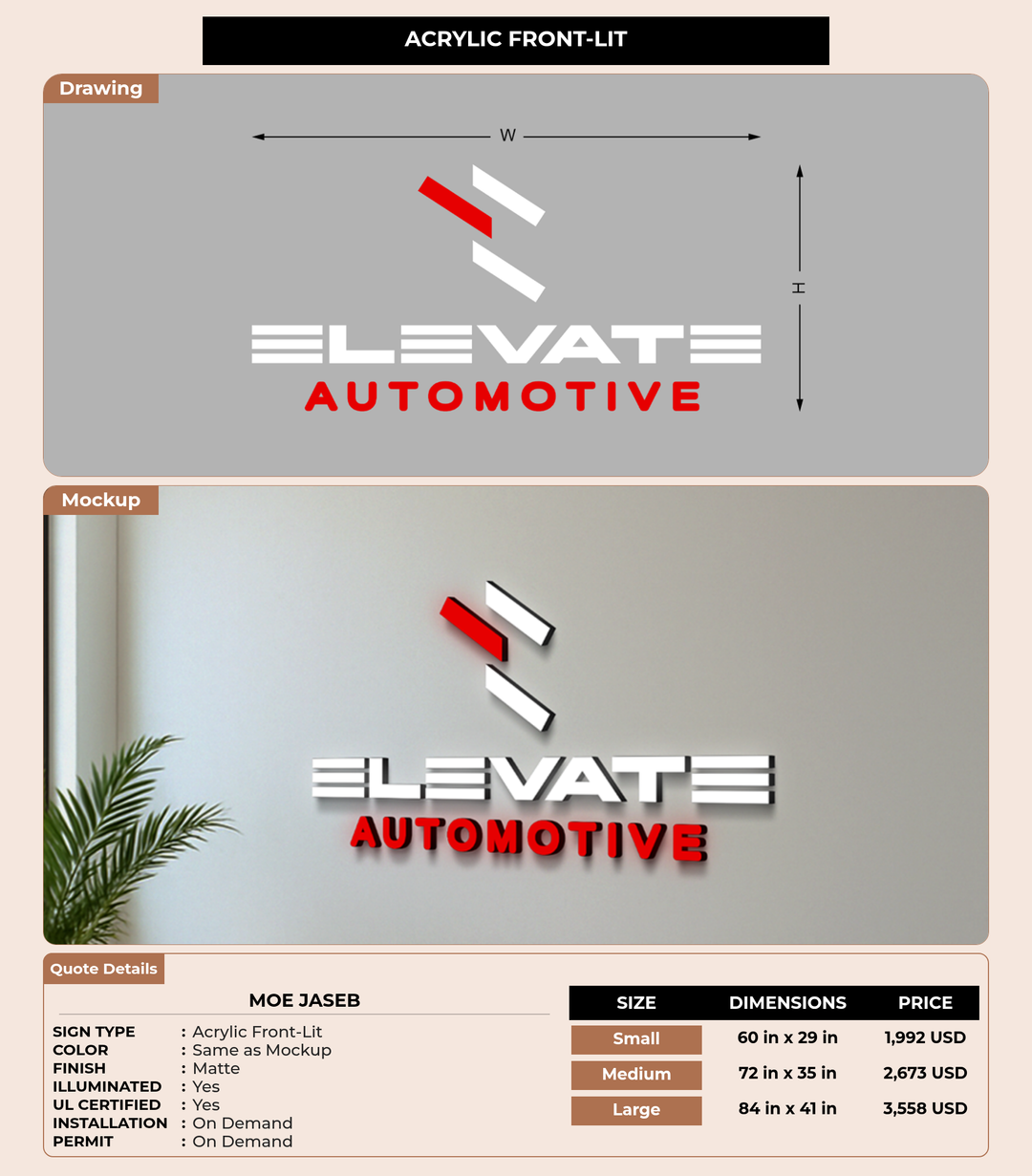 CUSTOM MOCKUP SIGN FOR Moe Jaseb