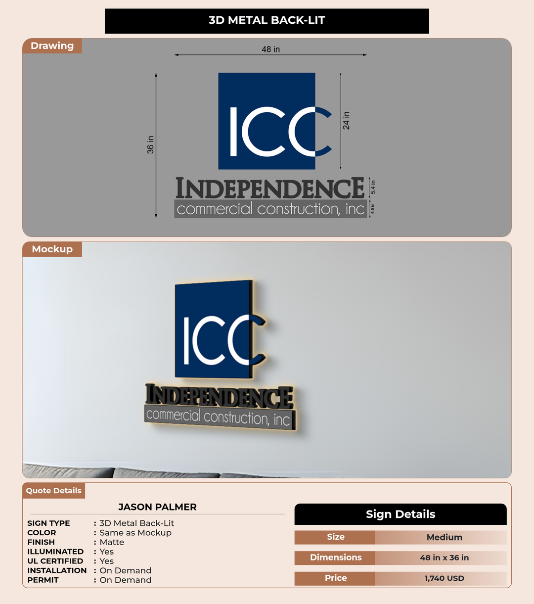 CUSTOM MOCKUP SIGN FOR Jason Palmer