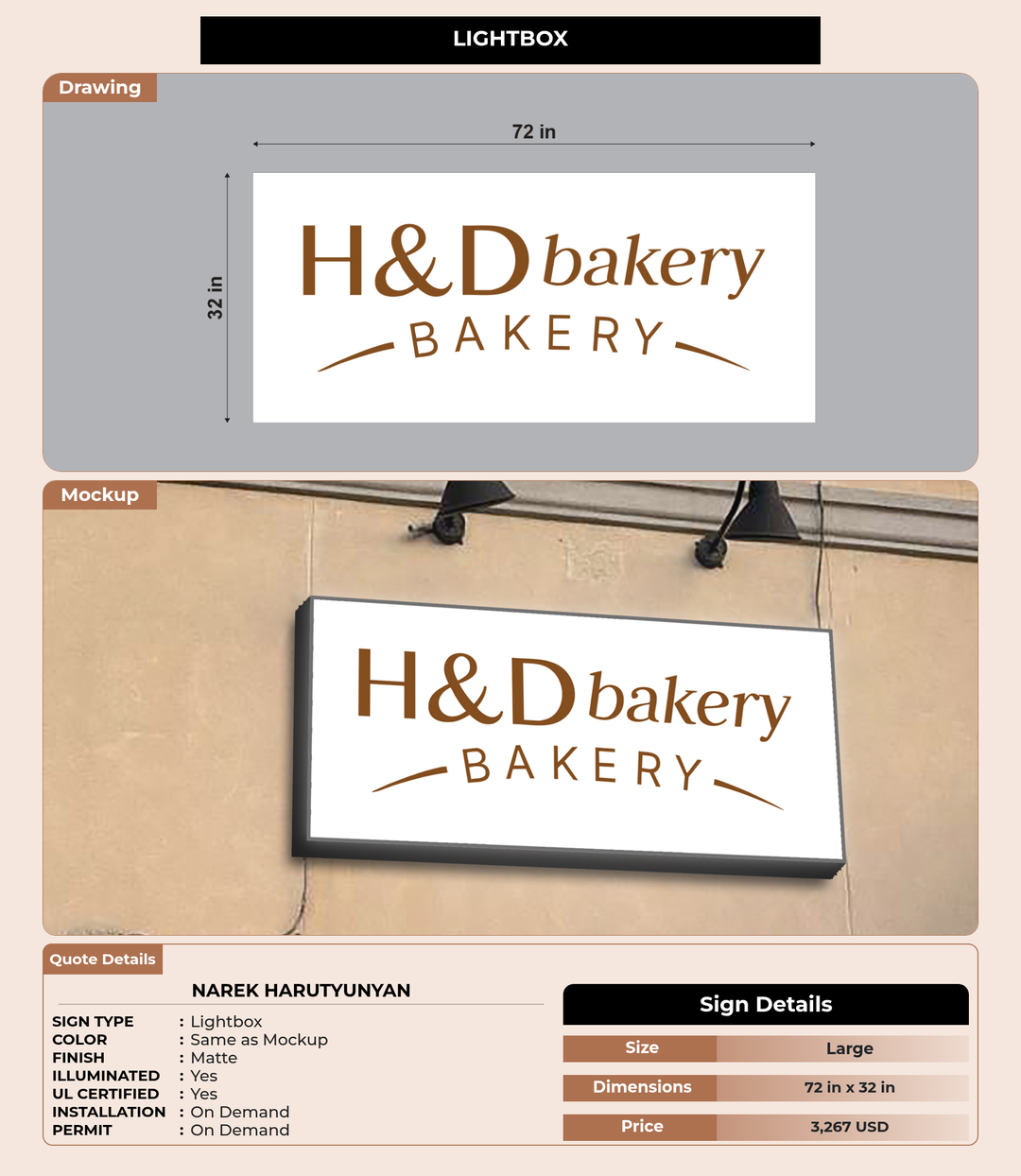 CUSTOM MOCKUP SIGN FOR Narek Harutyunyan