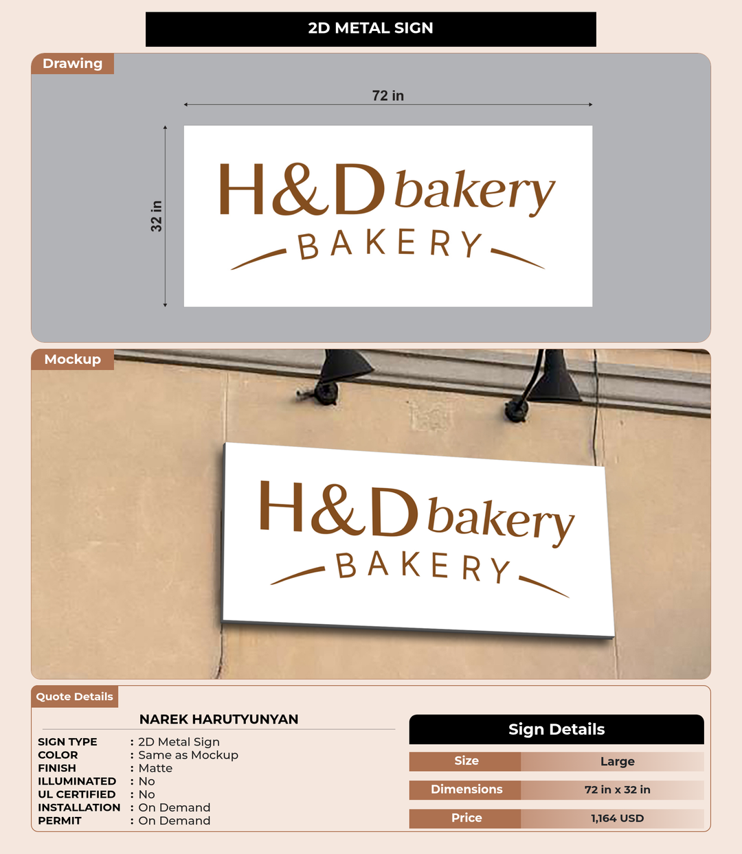CUSTOM MOCKUP SIGN FOR Narek Harutyunyan