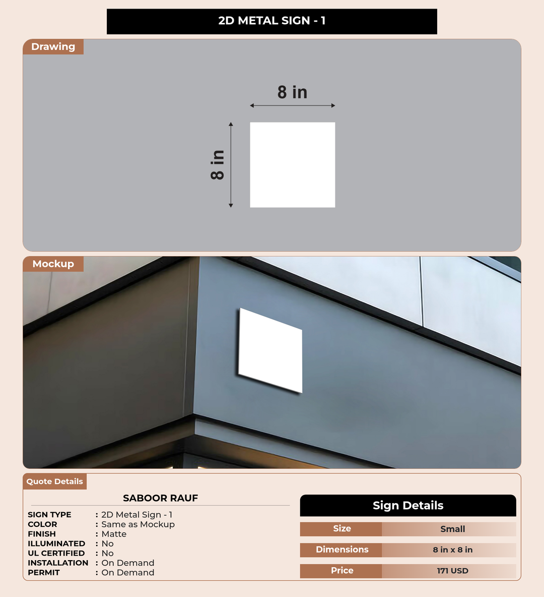 CUSTOM MOCKUP SIGN FOR Saboor Rauf