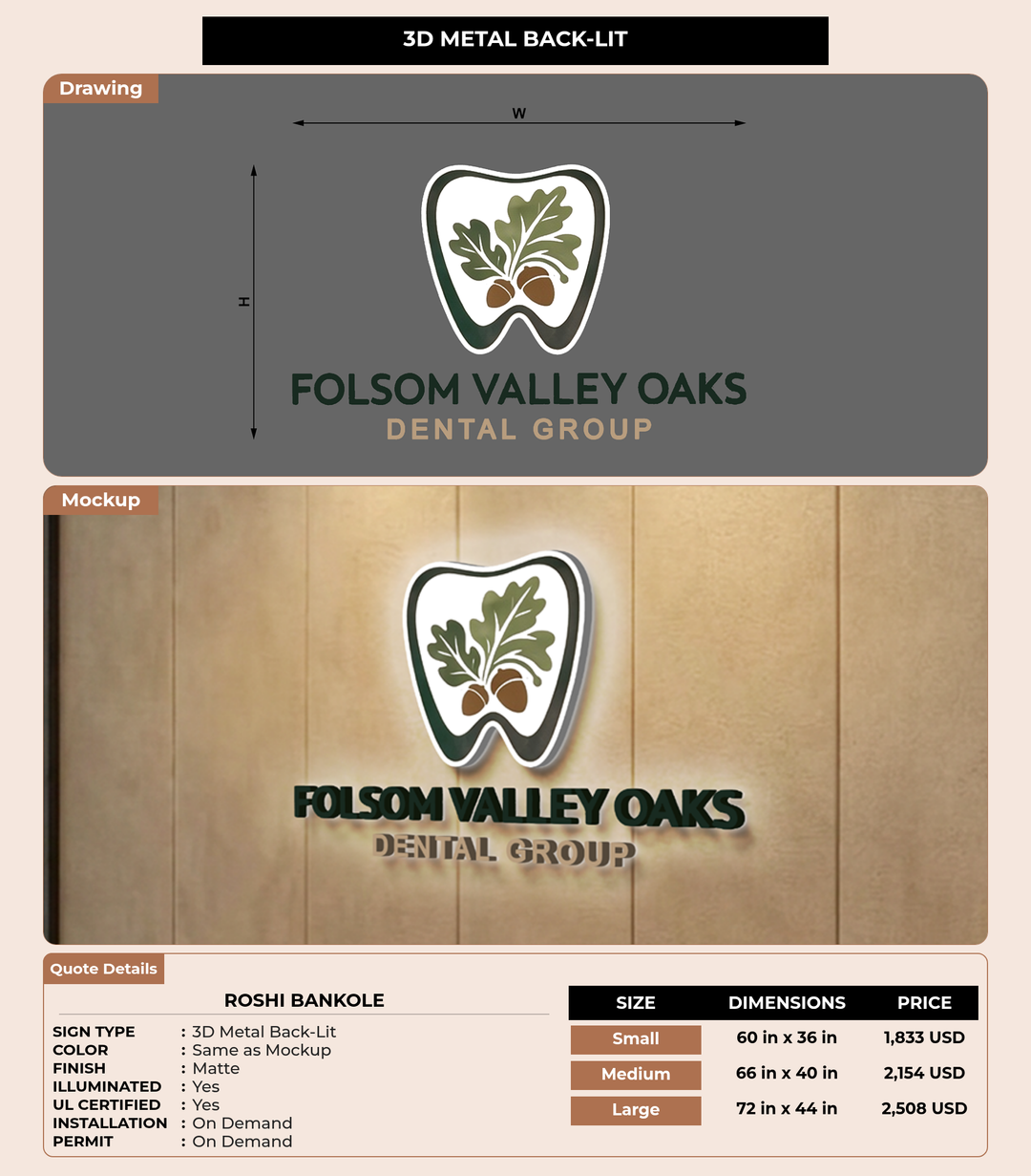 CUSTOM MOCKUP SIGN FOR Roshi Bankole
