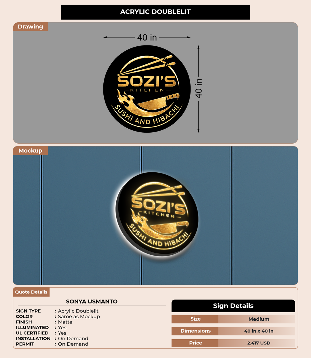 CUSTOM MOCKUP SIGN FOR Sonya Usmanto