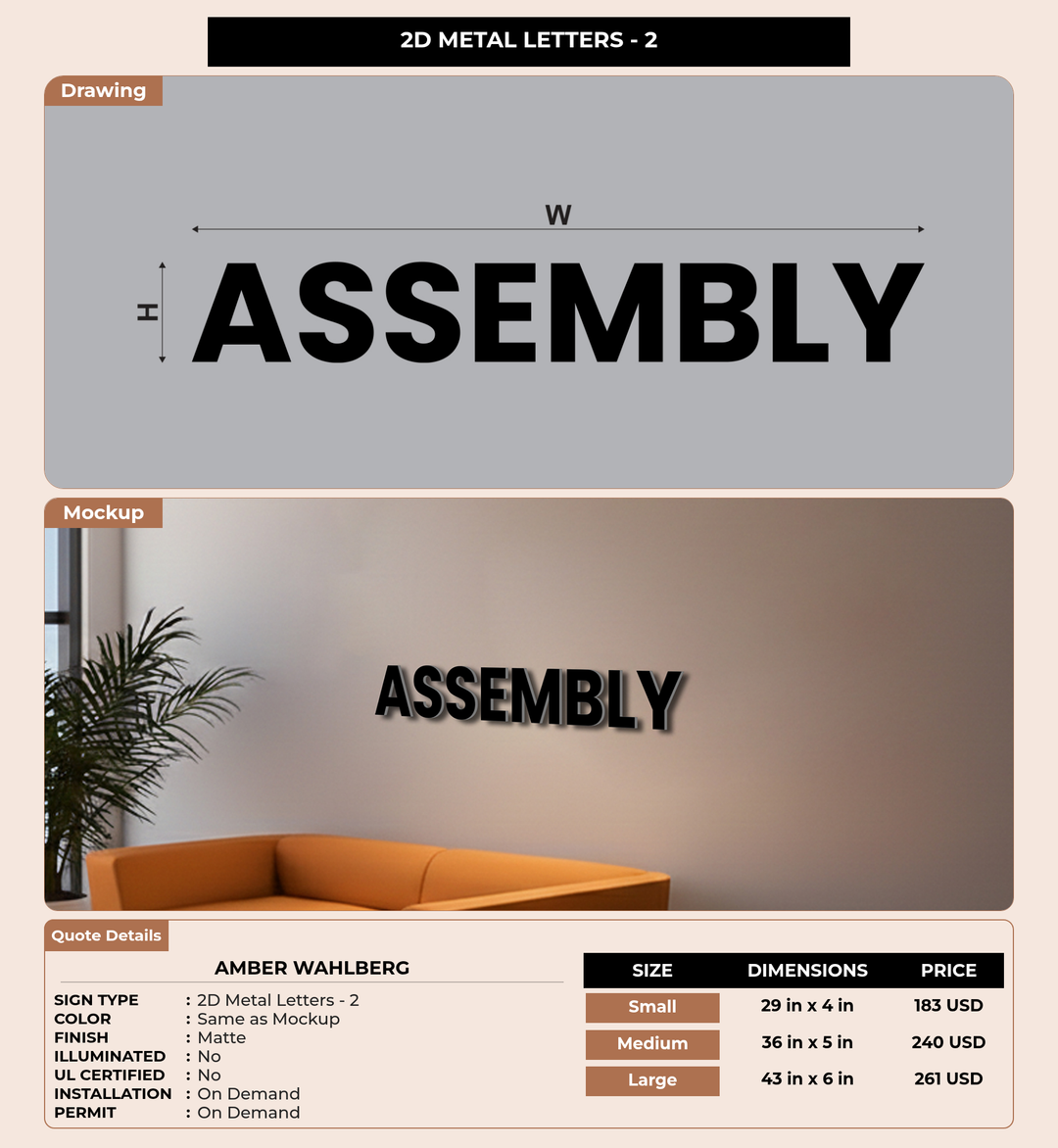 CUSTOM MOCKUP SIGN FOR Amber Wahlberg