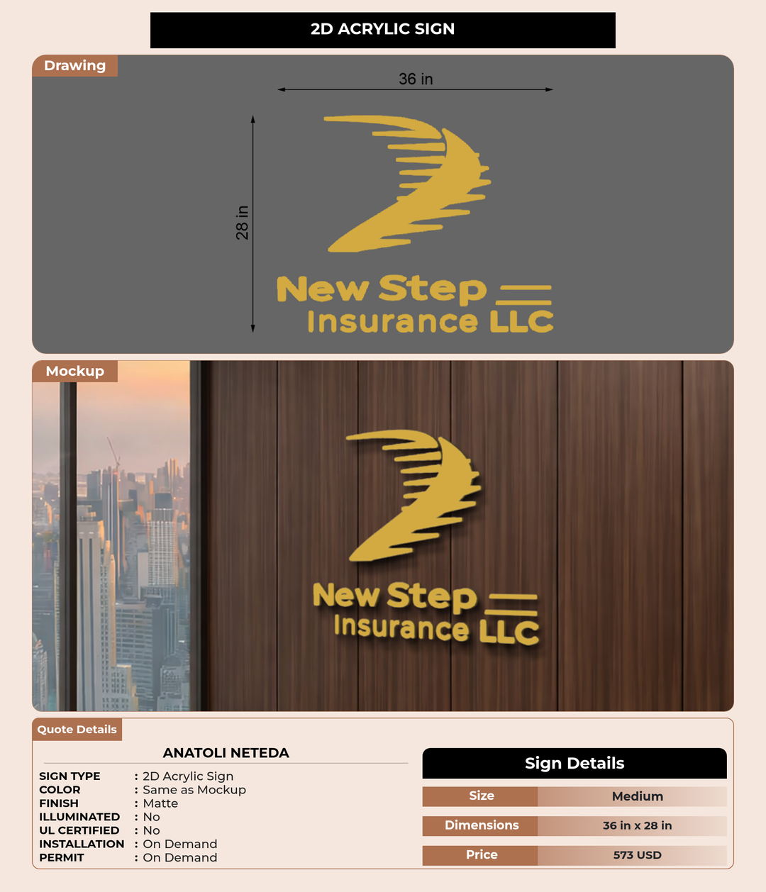 CUSTOM MOCKUP SIGN FOR Anatoli Neteda